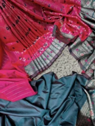 meenakari katan saree