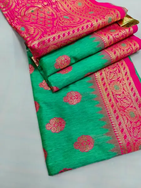 Indian-Kora-Tussar-Silk-Saree-20