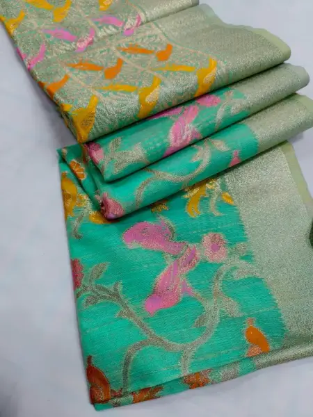 Indian-Kora-Tussar-Silk-Saree-22