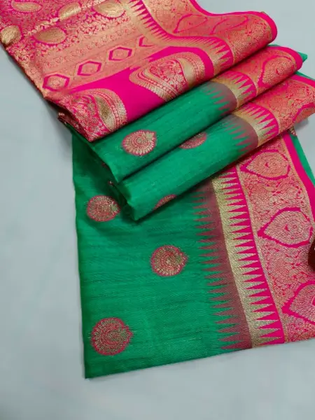 Indian-Kora-Tussar-Silk-Saree-24