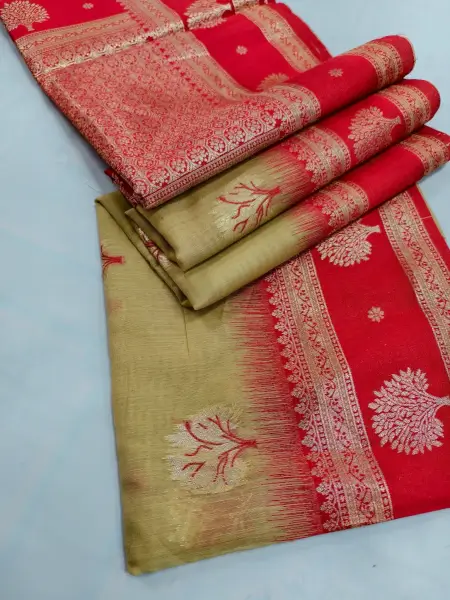 Indian-Kora-Tussar-Silk-Saree-31