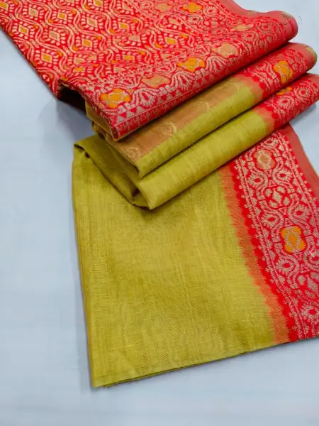 Indian-Kora-Tussar-Silk-Saree-35