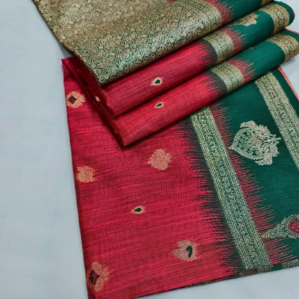 Indian-Kora-Tussar-Silk-Saree-8