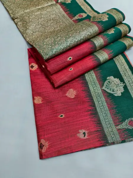 Indian-Kora-Tussar-Silk-Saree-8