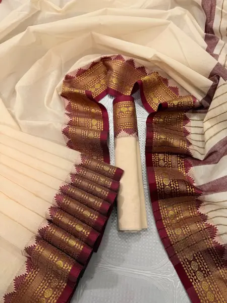 Buy Original Aarong Cotton Saree Online - SUNN750D 1423