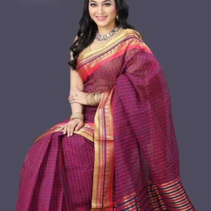 Tangail Cotton Saree=0754 8245