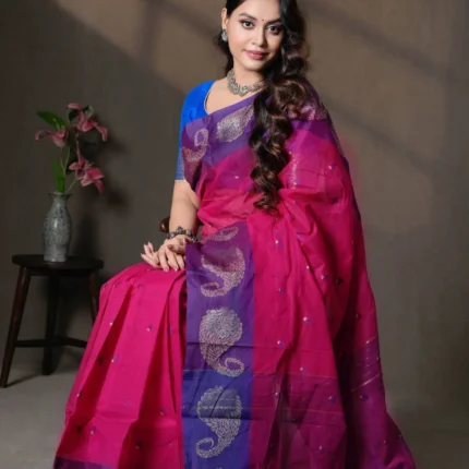 Tangail Cotton Saree=0754 5332